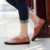 Men Breathable Hollow Outs Genuine Leather Sandals Two Way Wear Shoes Men Breathable Hollow Outs Genuine Leather Sandals Two Way Wear Shoes