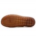 Large Size Men Soft Cow Leather Hand Stitching Hook Loop Sandals Large Size Men Soft Cow Leather Hand Stitching Hook Loop Sandals