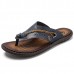 Summer Men Leather Sandals Flip Flops Soft Sole Slippers Beach Shoes Summer Men Leather Sandals Flip Flops Soft Sole Slippers Beach Shoes