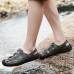 Men Slip-on Hand Stitching Genuine Leather Beach Sandals Men Slip-on Hand Stitching Genuine Leather Beach Sandals