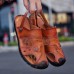 Men Adjustable Hollow Out Soft Sole Casual Beach Sandals Men Adjustable Hollow Out Soft Sole Casual Beach Sandals