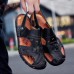 Men Adjustable Hollow Out Soft Sole Casual Beach Sandals Men Adjustable Hollow Out Soft Sole Casual Beach Sandals