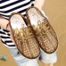 Men Hole Lace Up Sandals Beach Slipper Shoes Men Hole Lace Up Sandals Beach Slipper Shoes