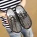 Men Hole Lace Up Sandals Beach Slipper Shoes Men Hole Lace Up Sandals Beach Slipper Shoes
