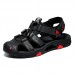 Men Genuine Leather Outdoor Toe Protection Hiking Sandals Men Genuine Leather Outdoor Toe Protection Hiking Sandals