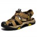 Men Genuine Leather Outdoor Toe Protection Hiking Sandals Men Genuine Leather Outdoor Toe Protection Hiking Sandals