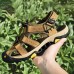 Men Genuine Leather Outdoor Toe Protection Hiking Sandals Men Genuine Leather Outdoor Toe Protection Hiking Sandals