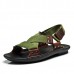 Men Comfy Summer Shoes Breathable Cloth Hook Loop Sandals Men Comfy Summer Shoes Breathable Cloth Hook Loop Sandals