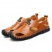 Menico Comfy Hand Stitching Genuine leather Anti-Collision Toe Outdoor Sandals Menico Comfy Hand Stitching Genuine leather Anti-Collision Toe Outdoor Sandals