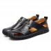 Menico Comfy Hand Stitching Genuine leather Anti-Collision Toe Outdoor Sandals Menico Comfy Hand Stitching Genuine leather Anti-Collision Toe Outdoor Sandals