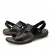 Men Comfy Sole Casual Genuine Leather Sandals Two Way Wear Summer Shoes Men Comfy Sole Casual Genuine Leather Sandals Two Way Wear Summer Shoes