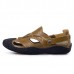 Men Comfortable Anti Collision Toe Genuine Leather Sandals Shoes Men Comfortable Anti Collision Toe Genuine Leather Sandals Shoes