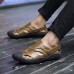 Men Comfortable Anti Collision Toe Genuine Leather Sandals Shoes Men Comfortable Anti Collision Toe Genuine Leather Sandals Shoes