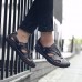 Men Comfortable Anti Collision Toe Genuine Leather Sandals Shoes Men Comfortable Anti Collision Toe Genuine Leather Sandals Shoes
