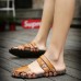 Comfy Men Casual Buckle Stitching Hollow Outs Leather Sandals Shoes Comfy Men Casual Buckle Stitching Hollow Outs Leather Sandals Shoes