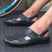 Men Summer Hollow Out Casual Outdoor Fashion Leather Beach Soft Flat Sandal Shoes Men Summer Hollow Out Casual Outdoor Fashion Leather Beach Soft Flat Sandal Shoes