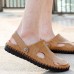 Men Summer Leather Sandal Casual Round Toe Outdoor Flat Fashion Soft Beach Slipper Men Summer Leather Sandal Casual Round Toe Outdoor Flat Fashion Soft Beach Slipper