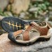 Men Anti Collision Toe Breathable Hollow Outs Adjustable Lace Up Sandals Shoes Men Anti Collision Toe Breathable Hollow Outs Adjustable Lace Up Sandals Shoes