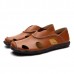 Men Summer Breathable Casual Outdoor Beach Soft Leather Fashion Comfortable Sandals Shoes Men Summer Breathable Casual Outdoor Beach Soft Leather Fashion Comfortable Sandals Shoes