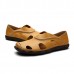 Men Summer Breathable Casual Outdoor Beach Soft Leather Fashion Comfortable Sandals Shoes Men Summer Breathable Casual Outdoor Beach Soft Leather Fashion Comfortable Sandals Shoes