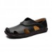 Men Summer Breathable Casual Outdoor Beach Soft Leather Fashion Comfortable Sandals Shoes Men Summer Breathable Casual Outdoor Beach Soft Leather Fashion Comfortable Sandals Shoes