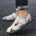 Men Summer Comfy Genuine Leather Two Way Wear Sandals Beach Shoes Slippers Men Summer Comfy Genuine Leather Two Way Wear Sandals Beach Shoes Slippers