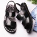 Men Soft Sole Genuine Leather Two Way Wear Sandals Beach Shoes Men Soft Sole Genuine Leather Two Way Wear Sandals Beach Shoes