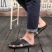 Men Handmade Hole Sandals Light Leather Cool Slippers Men Handmade Hole Sandals Light Leather Cool Slippers