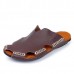 Men Handmade Hole Sandals Light Leather Cool Slippers Men Handmade Hole Sandals Light Leather Cool Slippers
