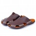 Men Handmade Hole Sandals Light Leather Cool Slippers Men Handmade Hole Sandals Light Leather Cool Slippers