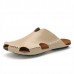 Men Handmade Hole Sandals Light Leather Cool Slippers Men Handmade Hole Sandals Light Leather Cool Slippers