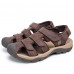 Men Leather Outdoor Beach Magic Stick Sandals Fisherman Breathable Sport Shoes Men Leather Outdoor Beach Magic Stick Sandals Fisherman Breathable Sport Shoes