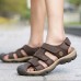 Men Leather Outdoor Beach Magic Stick Sandals Fisherman Breathable Sport Shoes Men Leather Outdoor Beach Magic Stick Sandals Fisherman Breathable Sport Shoes