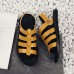 Men Breathable Leather Roman Sandals Two Way Wear Shoes Men Breathable Leather Roman Sandals Two Way Wear Shoes