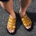 Men Breathable Leather Roman Sandals Two Way Wear Shoes Men Breathable Leather Roman Sandals Two Way Wear Shoes