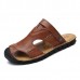 Men Casual Soft Anti Collision Toe Genuine Leather Sandals Men Casual Soft Anti Collision Toe Genuine Leather Sandals