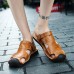 Men Casual Soft Anti Collision Toe Genuine Leather Sandals Men Casual Soft Anti Collision Toe Genuine Leather Sandals