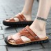 Men Casual Soft Anti Collision Toe Genuine Leather Sandals Men Casual Soft Anti Collision Toe Genuine Leather Sandals