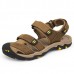 Large Size Men Comfy Genuine Leather Breathable Hook Loop Sandals Shoes Large Size Men Comfy Genuine Leather Breathable Hook Loop Sandals Shoes
