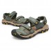 Large Size Men Comfy Genuine Leather Breathable Hook Loop Sandals Shoes Large Size Men Comfy Genuine Leather Breathable Hook Loop Sandals Shoes