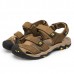 Large Size Men Comfy Genuine Leather Breathable Hook Loop Sandals Shoes Large Size Men Comfy Genuine Leather Breathable Hook Loop Sandals Shoes