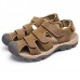 US Size 6.5-11 Men Genuine Leather Outdoor Flat Beach Sandals US Size 6.5-11 Men Genuine Leather Outdoor Flat Beach Sandals