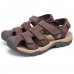 US Size 6.5-11 Men Genuine Leather Outdoor Flat Beach Sandals US Size 6.5-11 Men Genuine Leather Outdoor Flat Beach Sandals