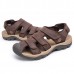 US Size 6.5-11 Men Genuine Leather Outdoor Flat Beach Sandals US Size 6.5-11 Men Genuine Leather Outdoor Flat Beach Sandals