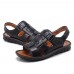 Men Comfy Genuine Leather Sandals Round Toe Sandals Open Toe Sandals Men Comfy Genuine Leather Sandals Round Toe Sandals Open Toe Sandals