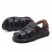 Men Comfy Genuine Leather Sandals Round Toe Sandals Open Toe Sandals Men Comfy Genuine Leather Sandals Round Toe Sandals Open Toe Sandals