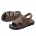 Men Comfy Genuine Leather Sandals Round Toe Sandals Open Toe Sandals Men Comfy Genuine Leather Sandals Round Toe Sandals Open Toe Sandals