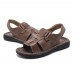 Men Comfy Genuine Leather Sandals Round Toe Sandals Open Toe Sandals Men Comfy Genuine Leather Sandals Round Toe Sandals Open Toe Sandals
