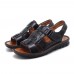 Men Comfy Genuine Leather Sandals Round Toe Sandals Open Toe Sandals Men Comfy Genuine Leather Sandals Round Toe Sandals Open Toe Sandals