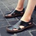 Soft Shoes Men Casual Breathable Genuine Leather Hollow Outs Sandals Soft Shoes Men Casual Breathable Genuine Leather Hollow Outs Sandals